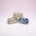 Crystal Embellished Evening Clutch Bag